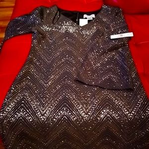 Black beautiful sequin dress